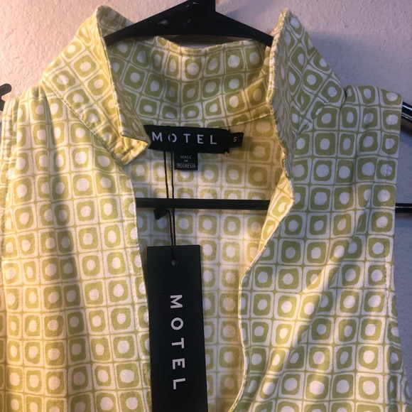 Retro collared body-con mini dress <NWT> - Picture 4 of 5